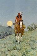 Frederic Remington outlier oil painting on canvas